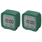 Bluetooth Alarm Clock Temperature Humidity Display LCD Screen Adjustable Clock Dual Alarm Clock with Night Light, Alarm Clock for Kids Small Alarm Clock for Home Bedroom Travel USB Powered Cute Design Nightlight With APP Smart Home