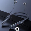 Bluetooth-Compatible Magnetic Neckband Headphone Wireless Earphone Sport Headset Noise Cancelling Microphone Bluetooth Over Ear Headphones, Wireless 5.0/Wired Headset, 55Hrs Playtime, Hi-Fi Stereo Deep Bass, Soft Earmuffs & Light Weight Stevvex