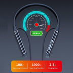 Bluetooth-Compatible Magnetic Neckband Headphone Wireless Earphone Sport Headset Noise Cancelling Microphone Bluetooth Over Ear Headphones, Wireless 5.0/Wired Headset, 55Hrs Playtime, Hi-Fi Stereo Deep Bass, Soft Earmuffs & Light Weight Stevvex