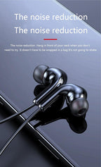 Bluetooth-Compatible Magnetic Neckband Headphone Wireless Earphone Sport Headset Noise Cancelling Microphone Bluetooth Over Ear Headphones, Wireless 5.0/Wired Headset, 55Hrs Playtime, Hi-Fi Stereo Deep Bass, Soft Earmuffs & Light Weight Stevvex