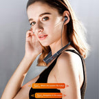 Bluetooth-Compatible Magnetic Neckband Headphone Wireless Earphone Sport Headset Noise Cancelling Microphone Bluetooth Over Ear Headphones, Wireless 5.0/Wired Headset, 55Hrs Playtime, Hi-Fi Stereo Deep Bass, Soft Earmuffs & Light Weight Stevvex