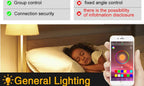 Bluetooth E27 LED Bulb RGB Smart Light Bulbs 15W B22 RGBW RGBWW Lampada Colorful Dimmable Phone APP Control LED Lamp For Home WiFi & Bluetooth 5.0, Compatible w/ Alexa & Google Without Hub, Dimmable, Music Sync, Schedules, Color Changing Light Bulb RGBW Stevvex