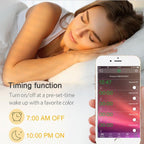 Bluetooth E27 LED Bulb RGB Smart Light Bulbs 15W B22 RGBW RGBWW Lampada Colorful Dimmable Phone APP Control LED Lamp For Home WiFi & Bluetooth 5.0, Compatible w/ Alexa & Google Without Hub, Dimmable, Music Sync, Schedules, Color Changing Light Bulb RGBW Stevvex