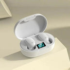 Bluetooth Earphone Wireless Ear Buds 5.0 LED Display Button Control Quality Sound Earphones in-Ear Headphones For Workouts And Running Stevvex
