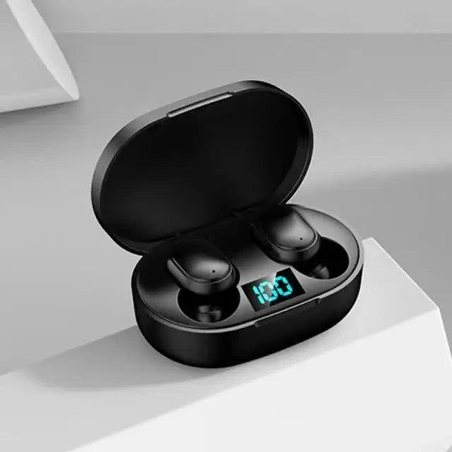 Bluetooth Earphone Wireless Ear Buds 5.0 LED Display Button Control Quality Sound Earphones in-Ear Headphones For Workouts And Running Stevvex