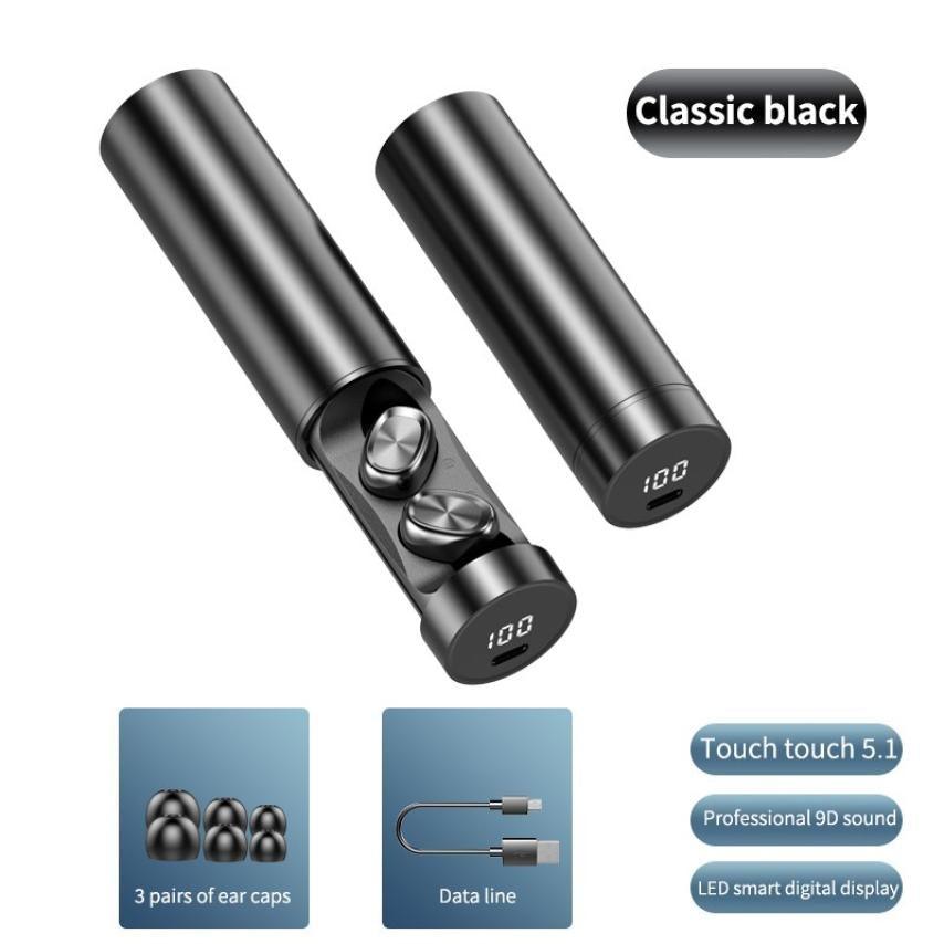 Bluetooth Earphones Wireless Headphones With Microphone Sports Waterproof Touch Control Wireless Headsets Earbuds Phone Updated Design with Industry Leading Sound & Improved Comfort, Long Wireless Range, Stevvex