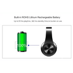 Bluetooth Foldable Earphone Unique Wireless Stereo Headphones Sport Earphone With Microphone Modern Music Headphones Stevvex