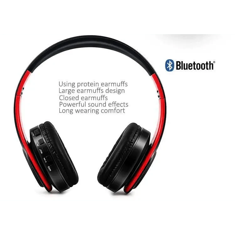 Bluetooth Foldable Earphone Unique Wireless Stereo Headphones Sport Earphone With Microphone Modern Music Headphones Stevvex