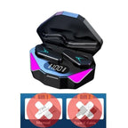 Bluetooth Game Headset Mobile Game 65ms Low Latency Chicken Winner True Wireless Earbuds with Mic Gaming Bluetooth Headphones Touch Control  Eating Competitive Stereo Noise Reduction Earphones With Mic Stevvex