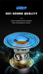 Bluetooth Game Headset Mobile Game 65ms Low Latency Chicken Winner True Wireless Earbuds with Mic Gaming Bluetooth Headphones Touch Control  Eating Competitive Stereo Noise Reduction Earphones With Mic Stevvex