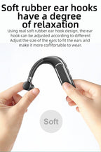 Bluetooth Headset Wireless Earpiece Bluetooth 5.0 Earphones Elegant Business Over Ear Headphones Noise Isolating Wireless Ergonomic Earbuds For Clear Calls Stereo Office Headset With Mic Black Stevvex