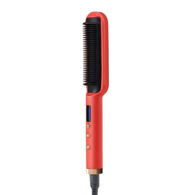 Straighteners Curling Hair Iron Hair Brush Pi-Mart