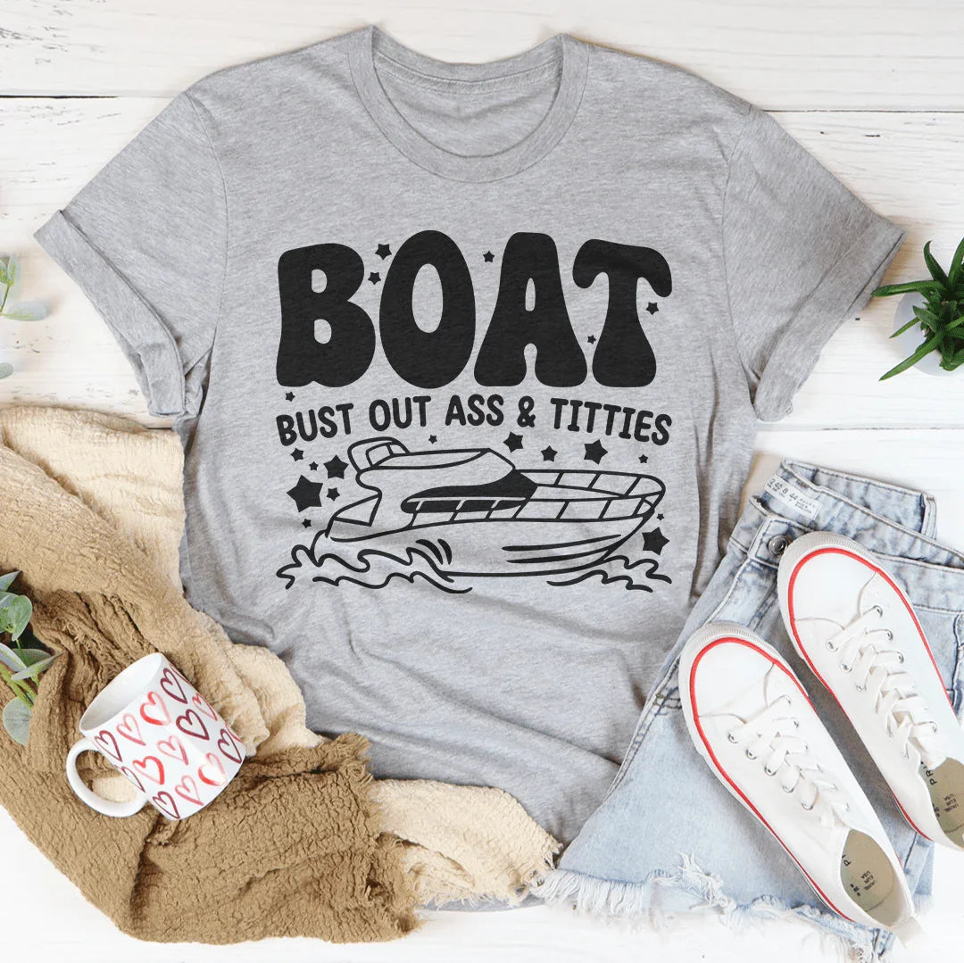 Boat Tee Peachy Sunday