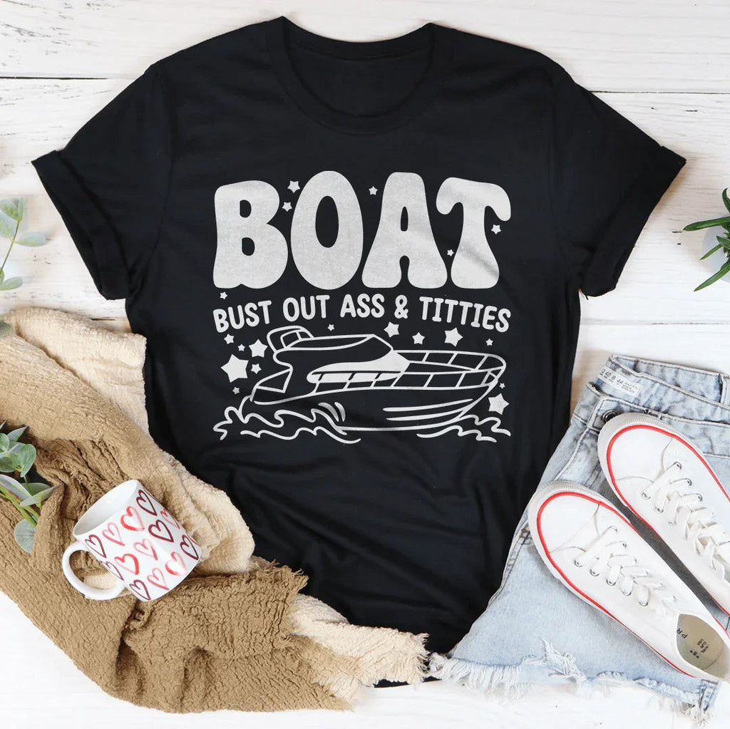 Boat Tee Peachy Sunday