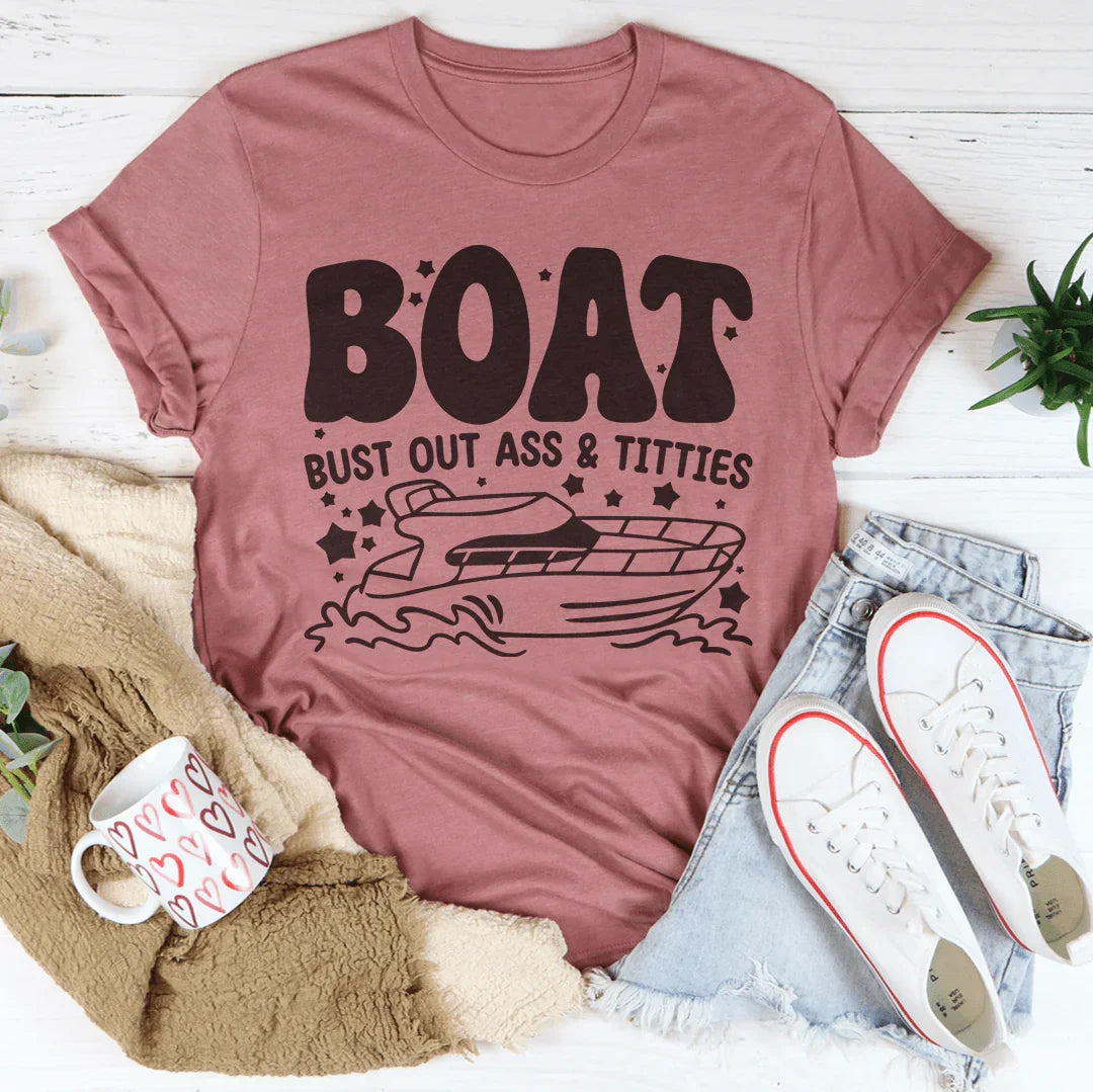 Boat Tee Peachy Sunday