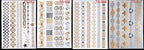 Body Tattoo Art Painting Stickers Glitter Gold Silver Temporary Waterproof Nontoxic Long Lasting Tattoos Stevvex