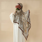 Bohemian Paisley Print Soft Scarf – Lightweight Long Shawl & Modest Hijab (MH106)