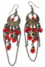 Boho Chandelier Earrings Long Dangle Beaded Tassel Style