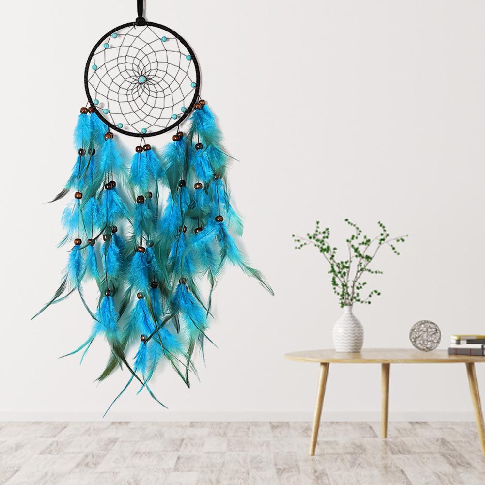 Boho Dream Catcher For Bedroom Feather Pendant National Handmade Beautiful Dream Catcher Wall Hanging Decoration Gift For Girls Room Party Wedding Girls Kids Nursery Bedroom Wall Decor Festival Gift Stevvex