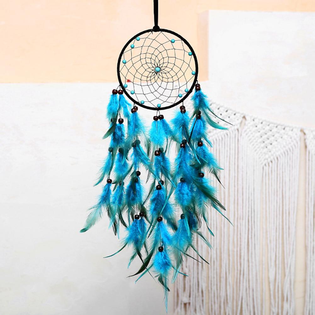 Boho Dream Catcher For Bedroom Feather Pendant National Handmade Beautiful Dream Catcher Wall Hanging Decoration Gift For Girls Room Party Wedding Girls Kids Nursery Bedroom Wall Decor Festival Gift Stevvex