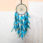 Boho Dream Catcher For Bedroom Feather Pendant National Handmade Beautiful Dream Catcher Wall Hanging Decoration Gift For Girls Room Party Wedding Girls Kids Nursery Bedroom Wall Decor Festival Gift Stevvex