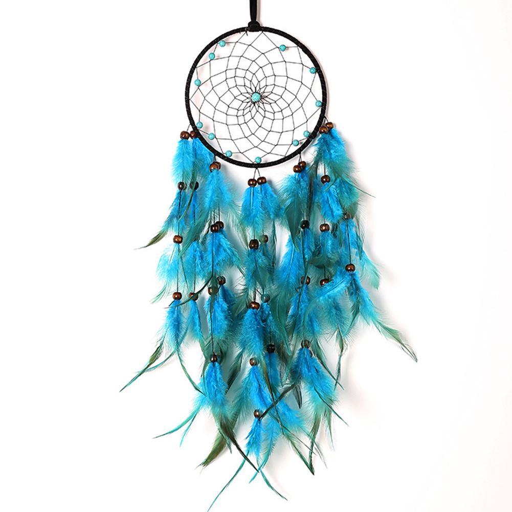 Boho Dream Catcher For Bedroom Feather Pendant National Handmade Beautiful Dream Catcher Wall Hanging Decoration Gift For Girls Room Party Wedding Girls Kids Nursery Bedroom Wall Decor Festival Gift Stevvex
