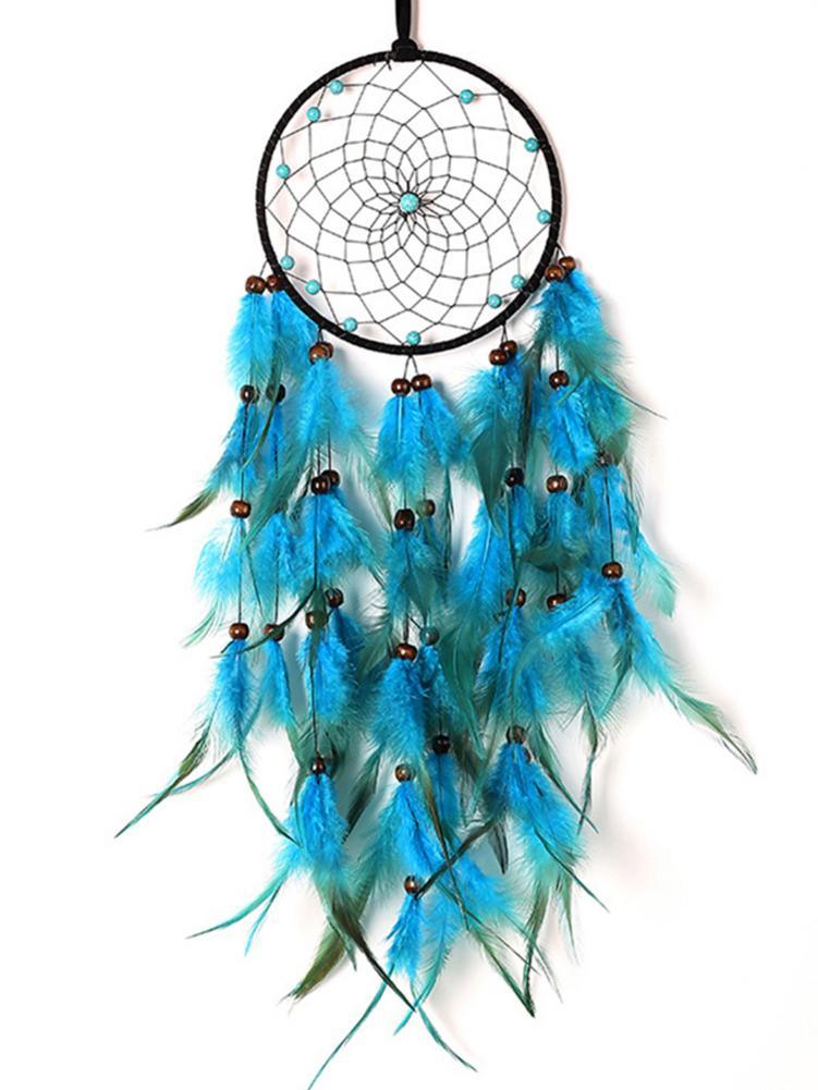 Boho Dream Catcher For Bedroom Feather Pendant National Handmade Beautiful Dream Catcher Wall Hanging Decoration Gift For Girls Room Party Wedding Girls Kids Nursery Bedroom Wall Decor Festival Gift Stevvex