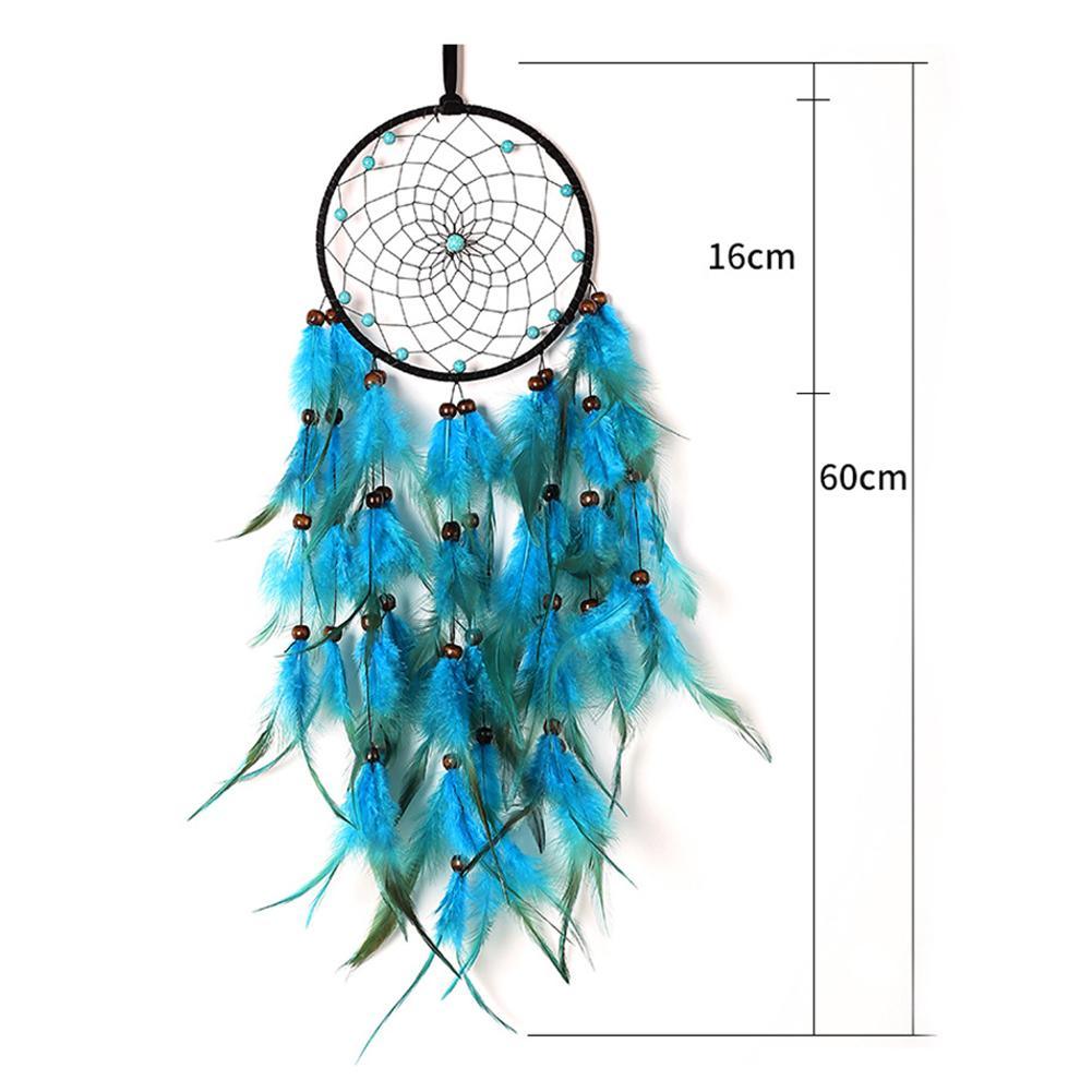 Boho Dream Catcher For Bedroom Feather Pendant National Handmade Beautiful Dream Catcher Wall Hanging Decoration Gift For Girls Room Party Wedding Girls Kids Nursery Bedroom Wall Decor Festival Gift Stevvex