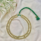 Statement Maya Collar Necklace Boho Indian Inspired Cotton Tassel Back Drape BandsCo Straps