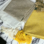 Boho Cotton Linen Pillow Cover 18x18 Decorative Throw Pillow Case