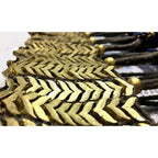 Temple Collar Bib Necklace Boho Tribal Statement With Cotton Tassels Zinc Alloy BandsCo Straps