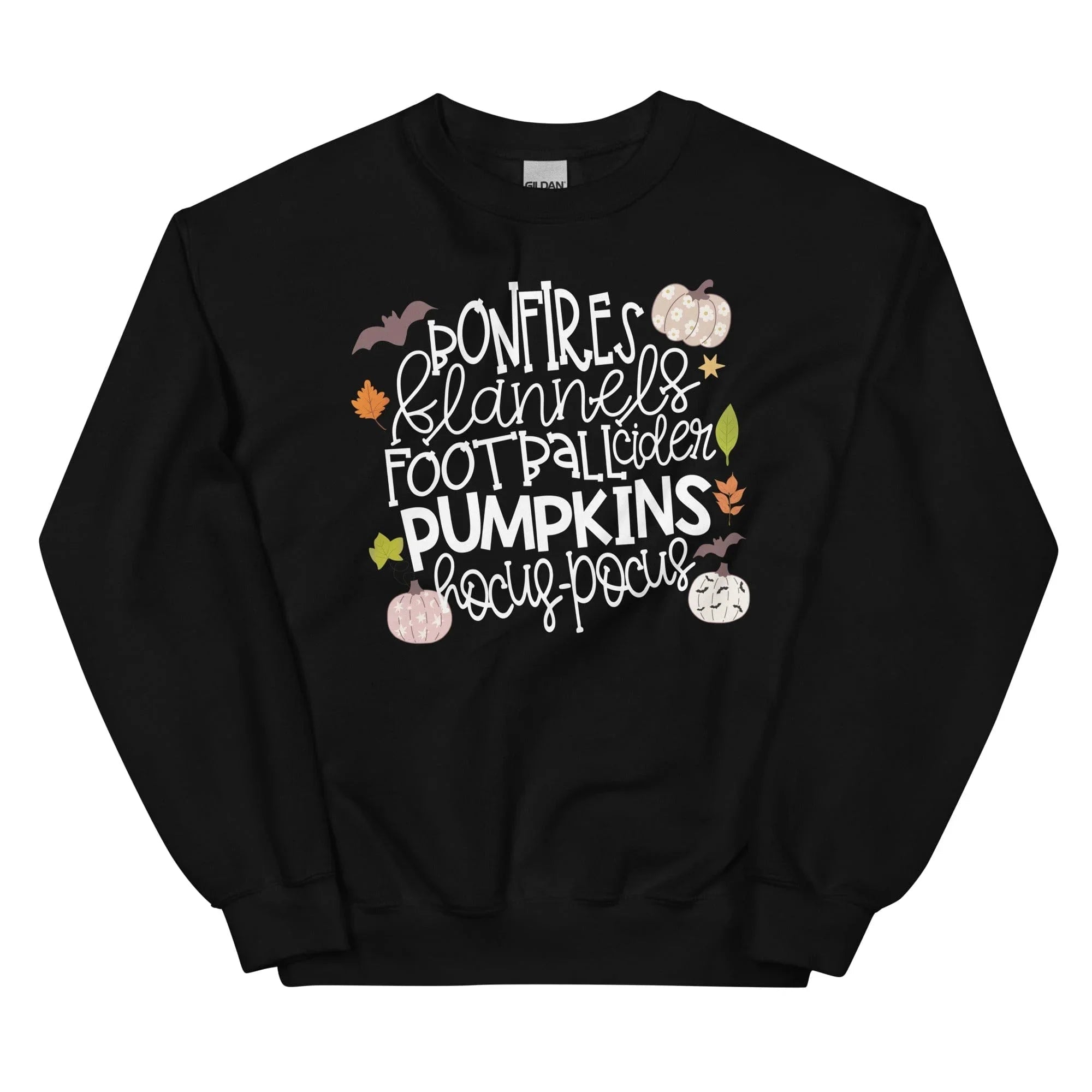 Bonfires Flannels Football Cider Pumpkins Hocus Pocus Sweatshirt Peachy Sunday