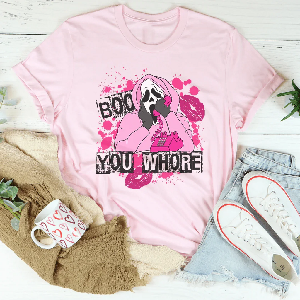 Boo You Horror Tee Peachy Sunday
