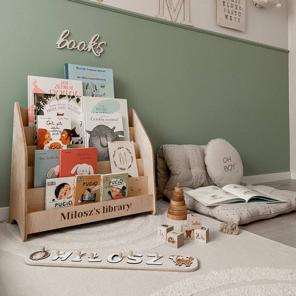 Montessori bookshelf for toddlers - SJB-DIAMOND ELITES