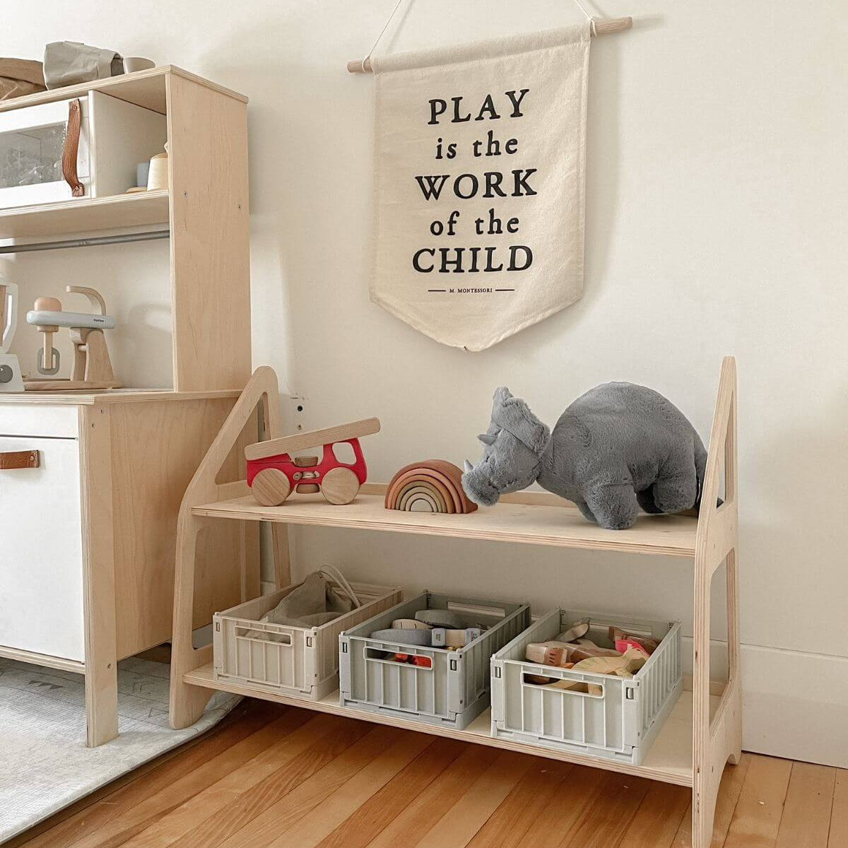 Wood Montessori Shelf - SJB-DIAMOND ELITES
