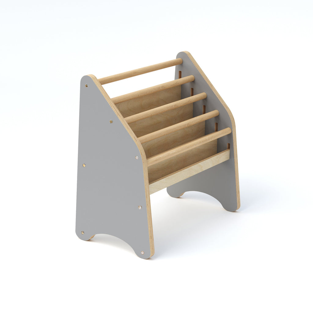 Wooden Montessori Bookshelf White - SJB-DIAMOND ELITES