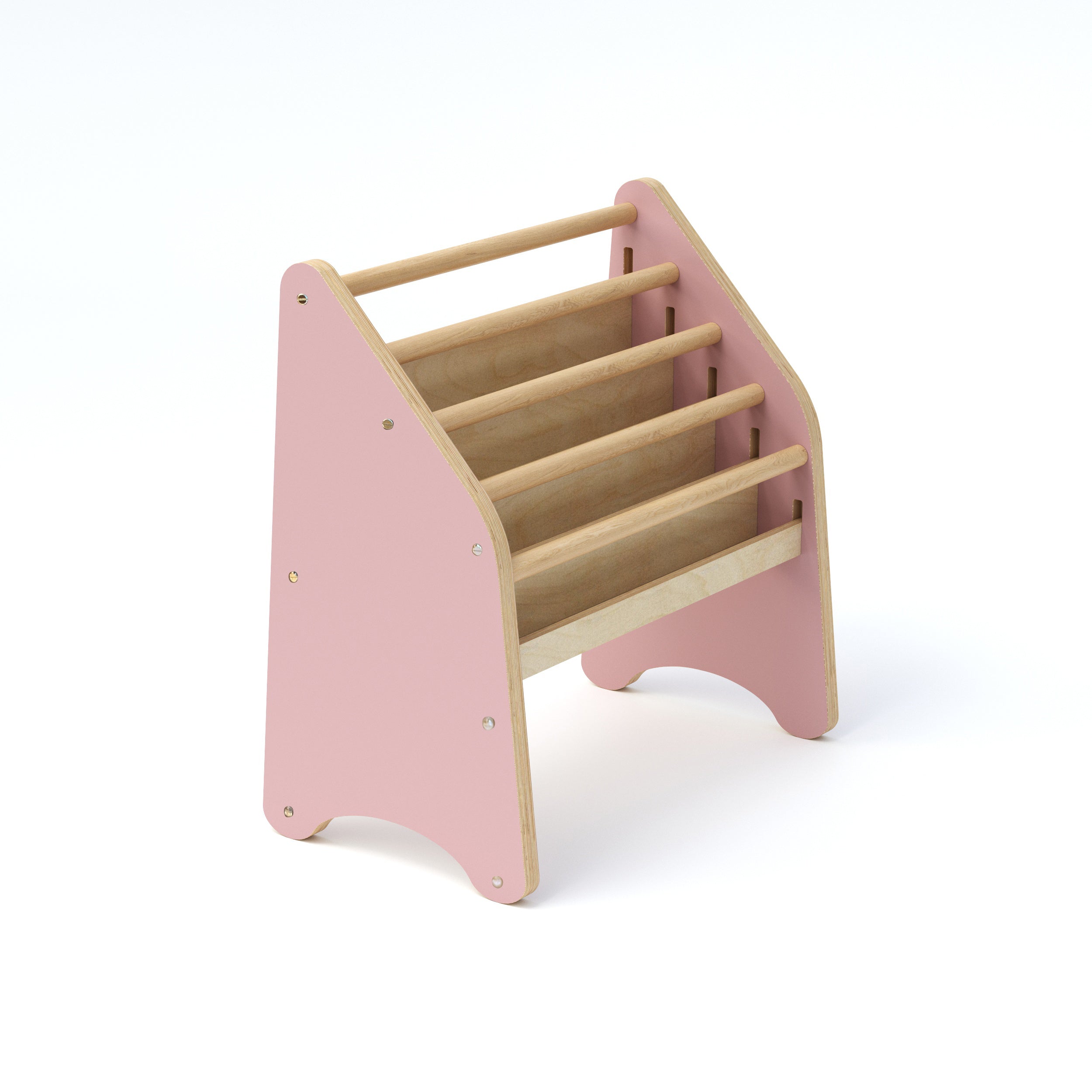 Wooden Montessori Bookshelf Pink - SJB-DIAMOND ELITES