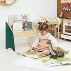 Wooden Montessori Bookshelf White - SJB-DIAMOND ELITES