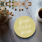 Easter Spring Ceramic Coasters 4in Set Cute Floral Bunny Drink Table Coasters