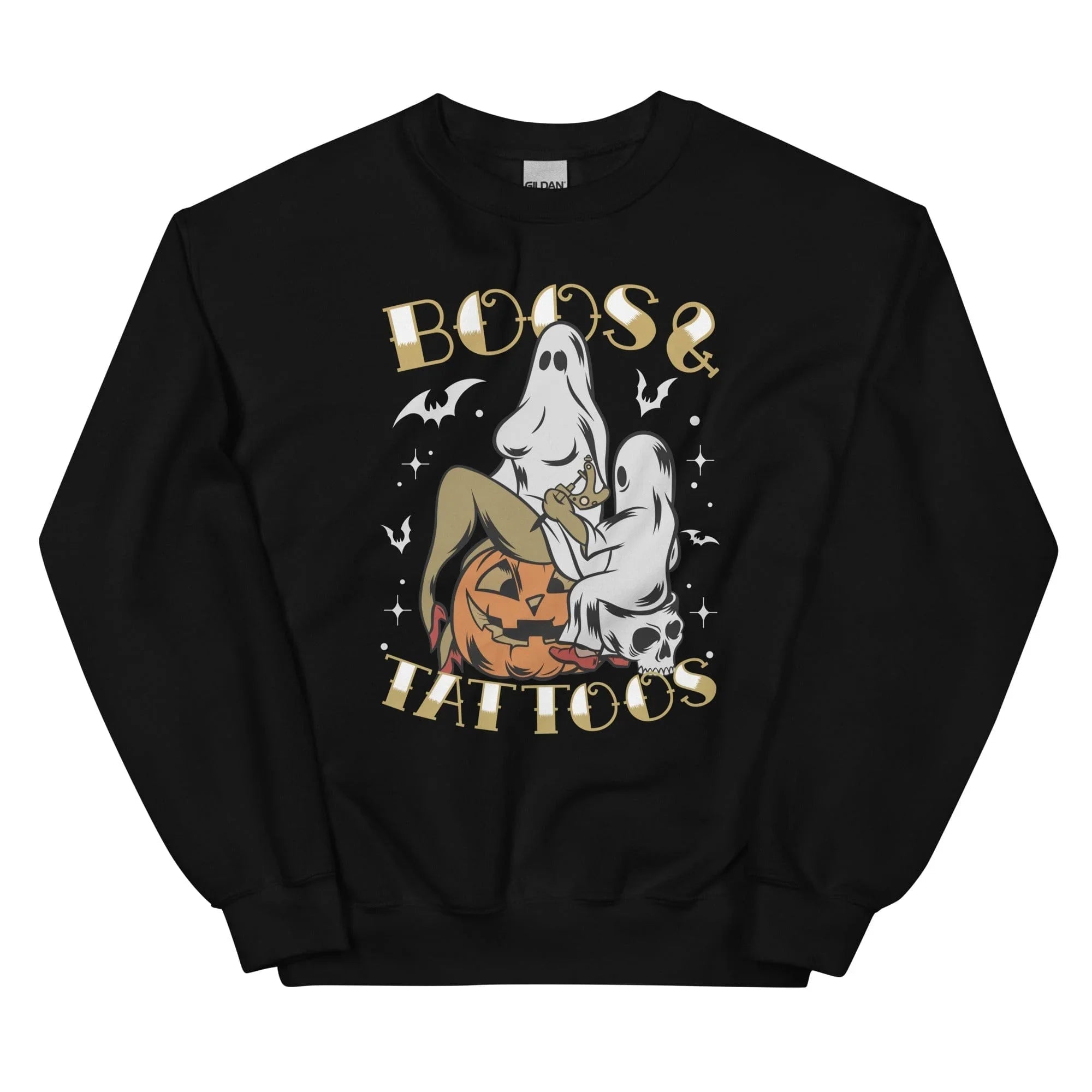 Boos Tattoos Sweatshirt Peachy Sunday