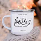 16oz Reusable Metal Candle Mug Scented Soy Candle Gift BandsCo Straps