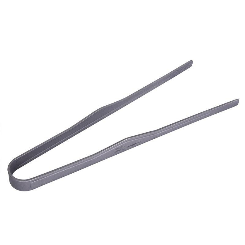 Boundless Kitchen Tong Titanium Barbecue Clip Grill BBQ Tongs Fried Steak Salad Meat Cooking Kit Ice Cup Clamp Tweezer BBQ Tongs Lightweight Portable Safe BBQ Tongs Stevvex