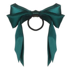 Bow-Knot Elastic Hair Bands Accessories Fashion Hair Band Long Ribbon Bow Ponytail Hair Tie Scrunchies Ponytail Holder Accessories for Women And Girls Stevvex