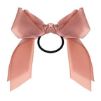 Bow-Knot Elastic Hair Bands Accessories Fashion Hair Band Long Ribbon Bow Ponytail Hair Tie Scrunchies Ponytail Holder Accessories for Women And Girls Stevvex