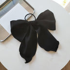 Bowknot Hair Scrunchies For Women Girls Sweet Elastic Hair Bands Elegant Hair Tie Rope Rubber Band Hair Gum Gorgeous Hair Accessories For Women Stevvex