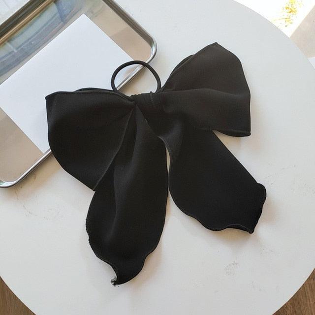Bowknot Hair Scrunchies For Women Girls Sweet Elastic Hair Bands Elegant Hair Tie Rope Rubber Band Hair Gum Gorgeous Hair Accessories For Women Stevvex
