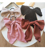 Bowknot Hair Scrunchies For Women Girls Sweet Elastic Hair Bands Elegant Hair Tie Rope Rubber Band Hair Gum Gorgeous Hair Accessories For Women Stevvex