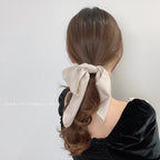 Bowknot Hair Scrunchies For Women Girls Sweet Elastic Hair Bands Elegant Hair Tie Rope Rubber Band Hair Gum Gorgeous Hair Accessories For Women Stevvex