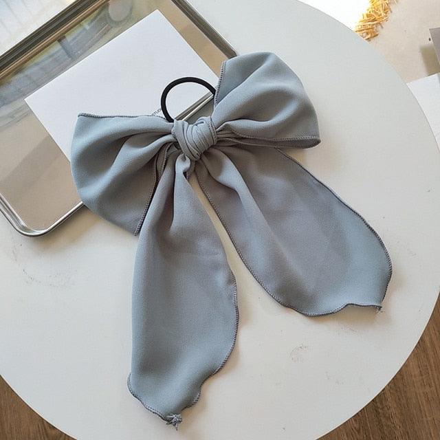 Bowknot Hair Scrunchies For Women Girls Sweet Elastic Hair Bands Elegant Hair Tie Rope Rubber Band Hair Gum Gorgeous Hair Accessories For Women Stevvex