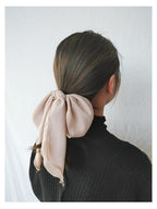 Bowknot Hair Scrunchies For Women Girls Sweet Elastic Hair Bands Elegant Hair Tie Rope Rubber Band Hair Gum Gorgeous Hair Accessories For Women Stevvex